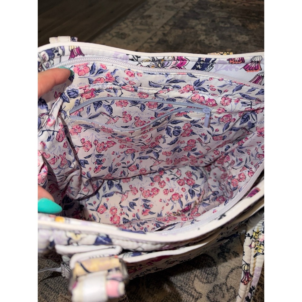 Vera Bradley Hummingbird Park Glenna Satchel Bag - Picture 3 of 4